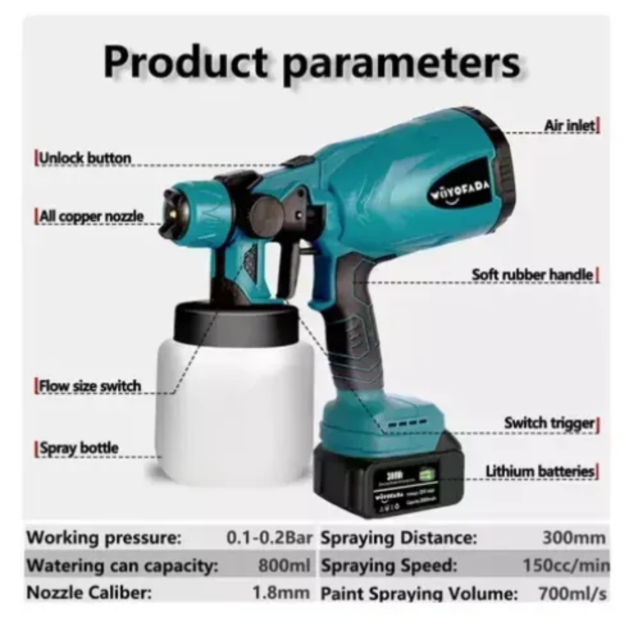 Máquina para Pintar Inalámbrica
